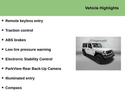 2026 Jeep Wrangler WRANGLER 4-DOOR SPORT S