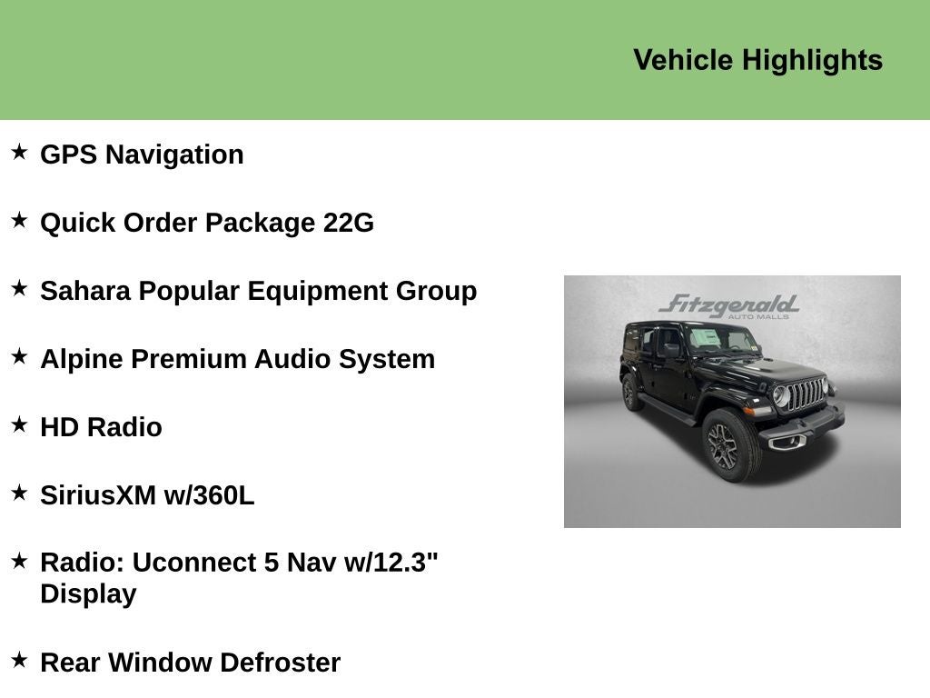 2026 Jeep Wrangler WRANGLER 4-DOOR SAHARA