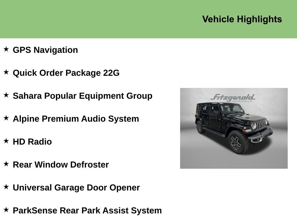 2026 Jeep Wrangler WRANGLER 4-DOOR SAHARA