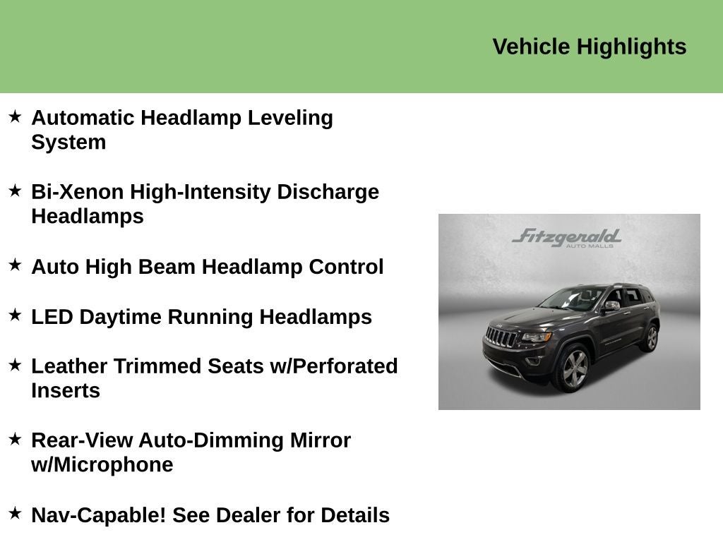 2014 Jeep Grand Cherokee Limited