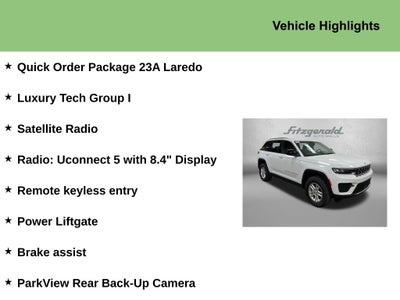 2025 Jeep Grand Cherokee GRAND CHEROKEE LAREDO 4X2