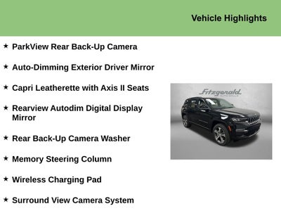 2025 Jeep Grand Cherokee GRAND CHEROKEE LIMITED 4X4