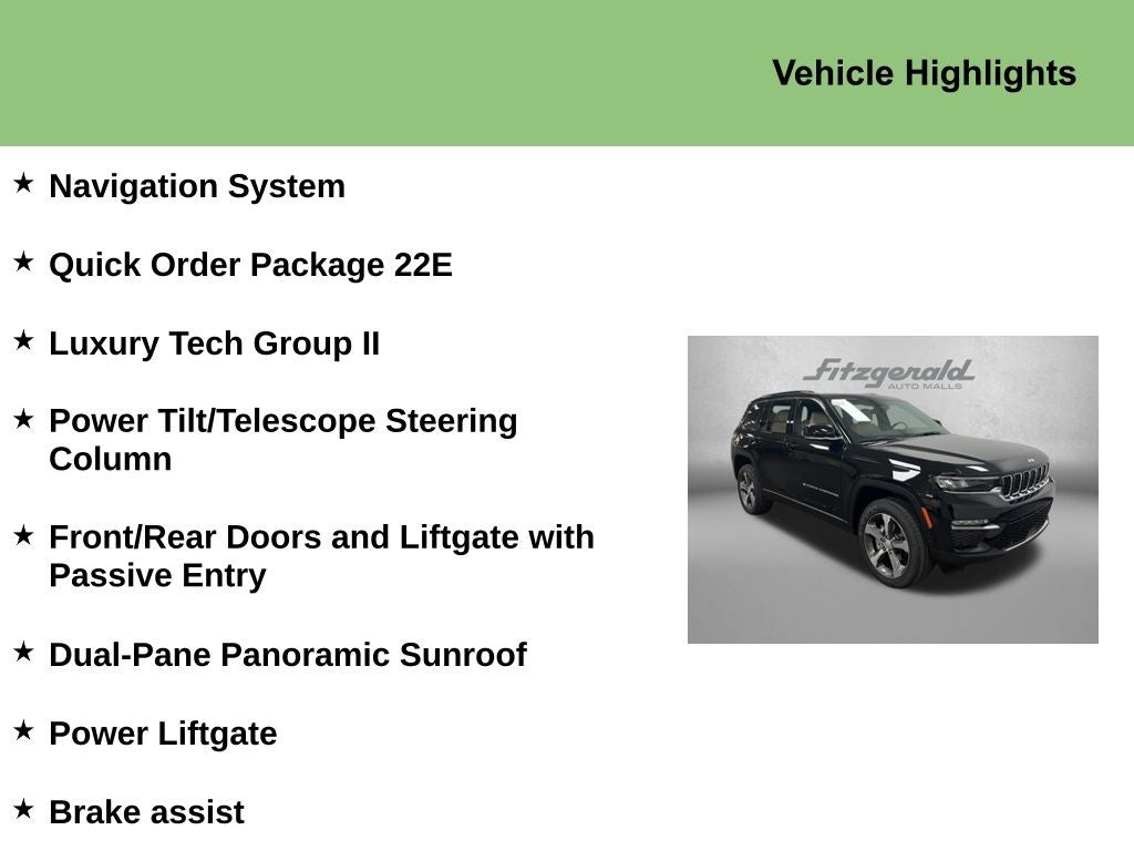 2025 Jeep Grand Cherokee GRAND CHEROKEE LIMITED 4X4