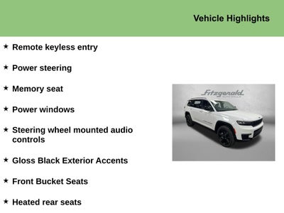 2025 Jeep Grand Cherokee GRAND CHEROKEE L LIMITED 4X2