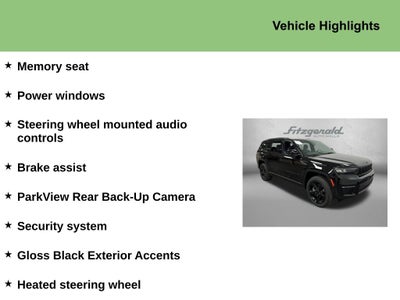 2025 Jeep Grand Cherokee GRAND CHEROKEE L LIMITED 4X2