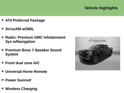 2021 GMC Sierra 1500 4WD Crew Cab Short Box AT4
