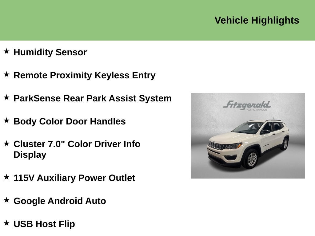 2018 Jeep Compass Sport FWD