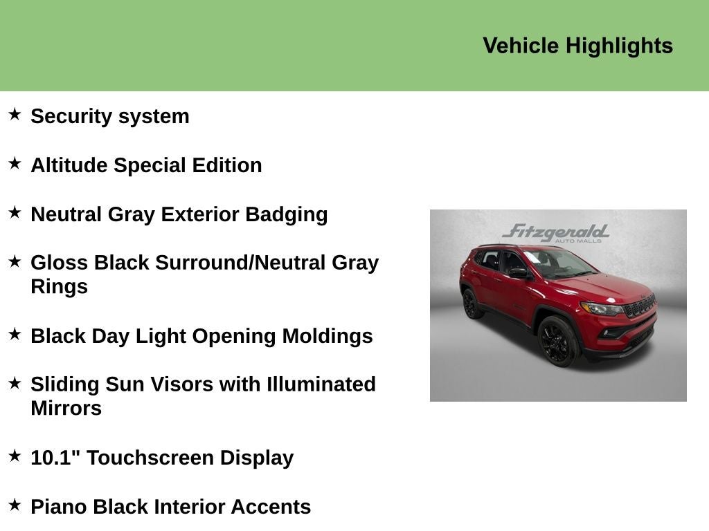 2026 Jeep Compass COMPASS LATITUDE ALTITUDE 4X4