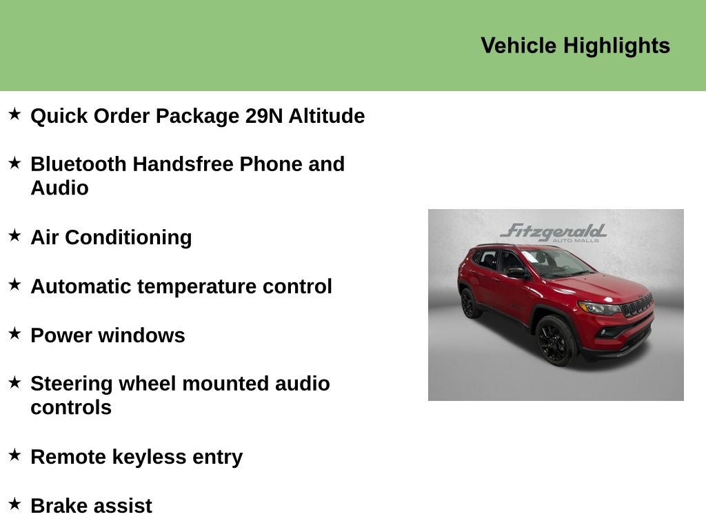 2026 Jeep Compass COMPASS LATITUDE ALTITUDE 4X4