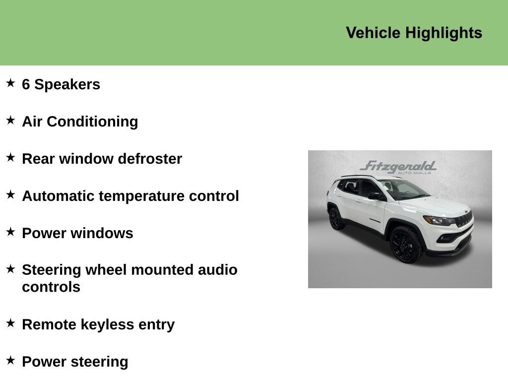 2026 Jeep Compass COMPASS LATITUDE ALTITUDE 4X4