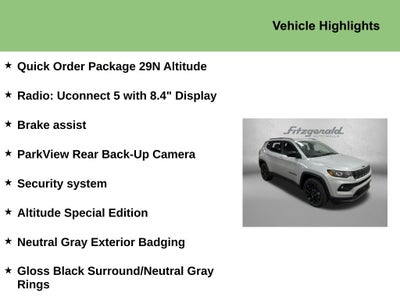 2026 Jeep Compass COMPASS LATITUDE ALTITUDE 4X4