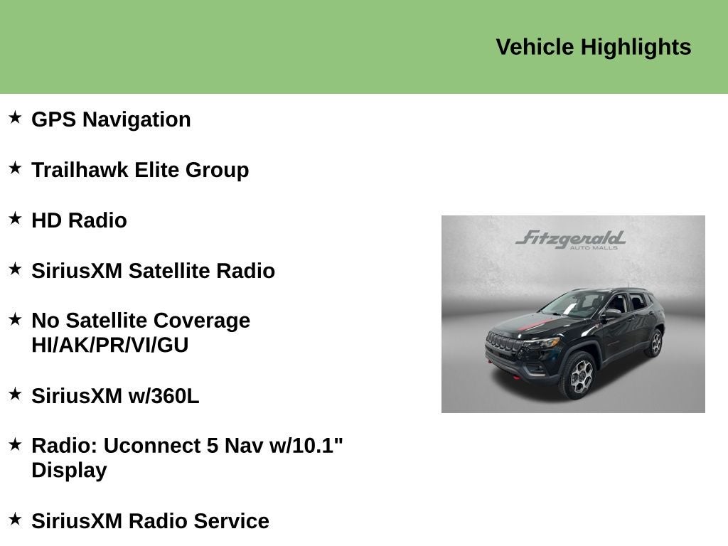 2022 Jeep Compass Trailhawk 4x4