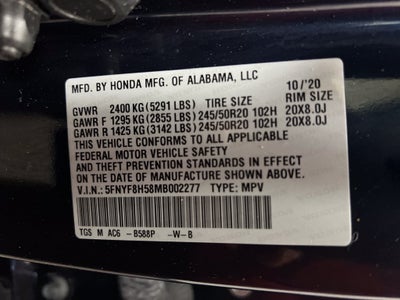 2021 Honda Passport AWD EX-L