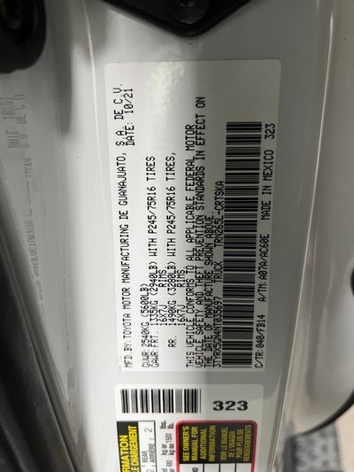 2022 Toyota Tacoma SR5