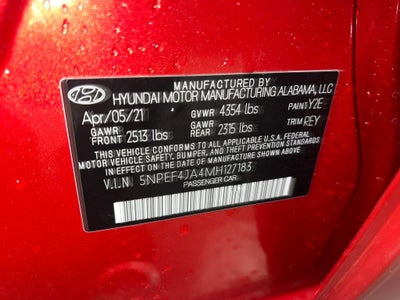 2021 Hyundai Sonata SEL
