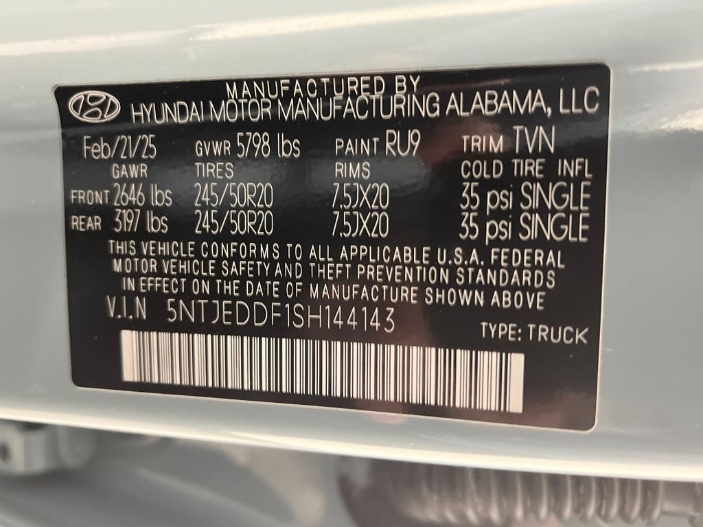 2025 Hyundai Santa Cruz Limited