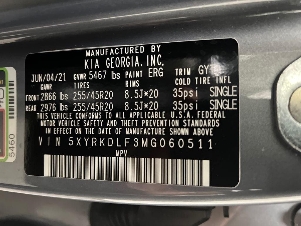 2021 Kia Sorento SX
