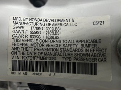 2021 Honda Civic EX-L