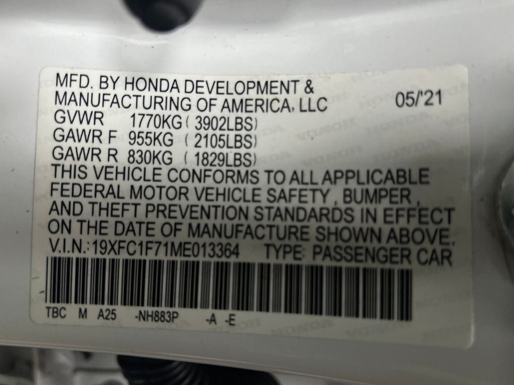 2021 Honda Civic EX-L