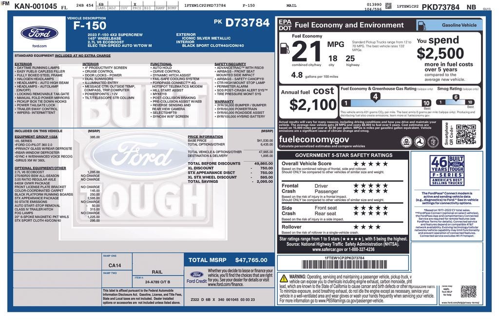 2023 Ford F-150 XL