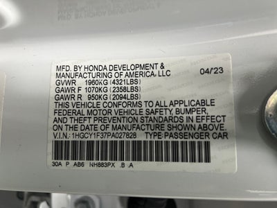 2023 Honda Accord EX