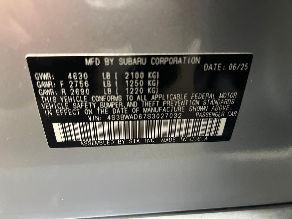 2025 Subaru Legacy Premium