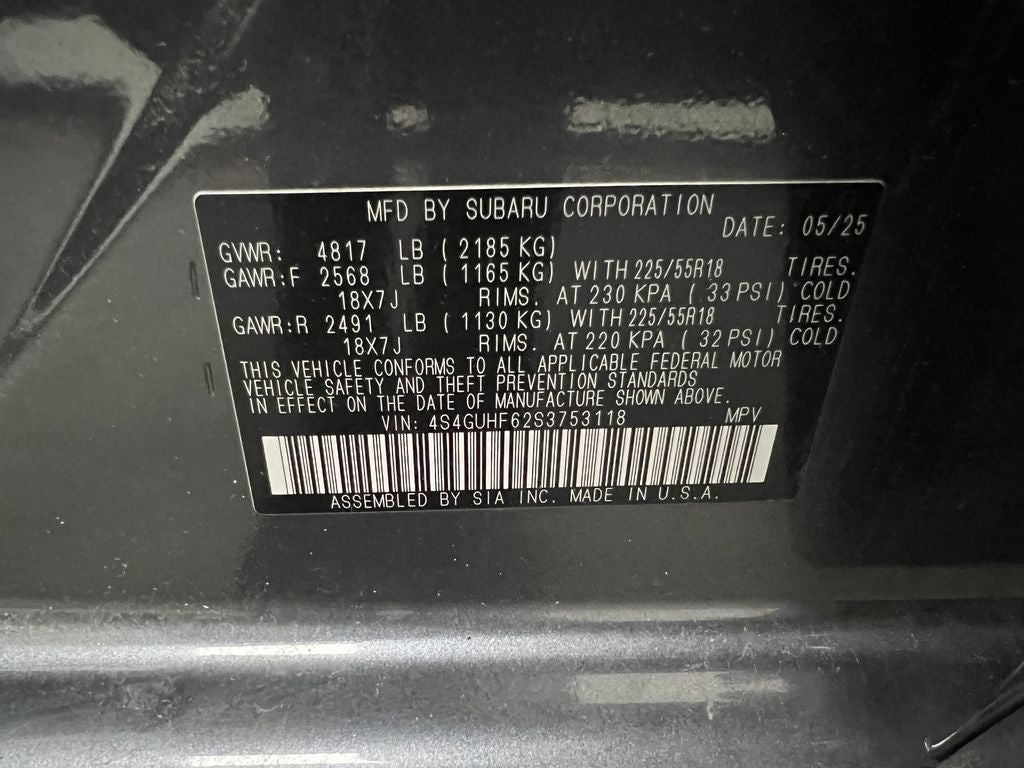 2025 Subaru Crosstrek Sport