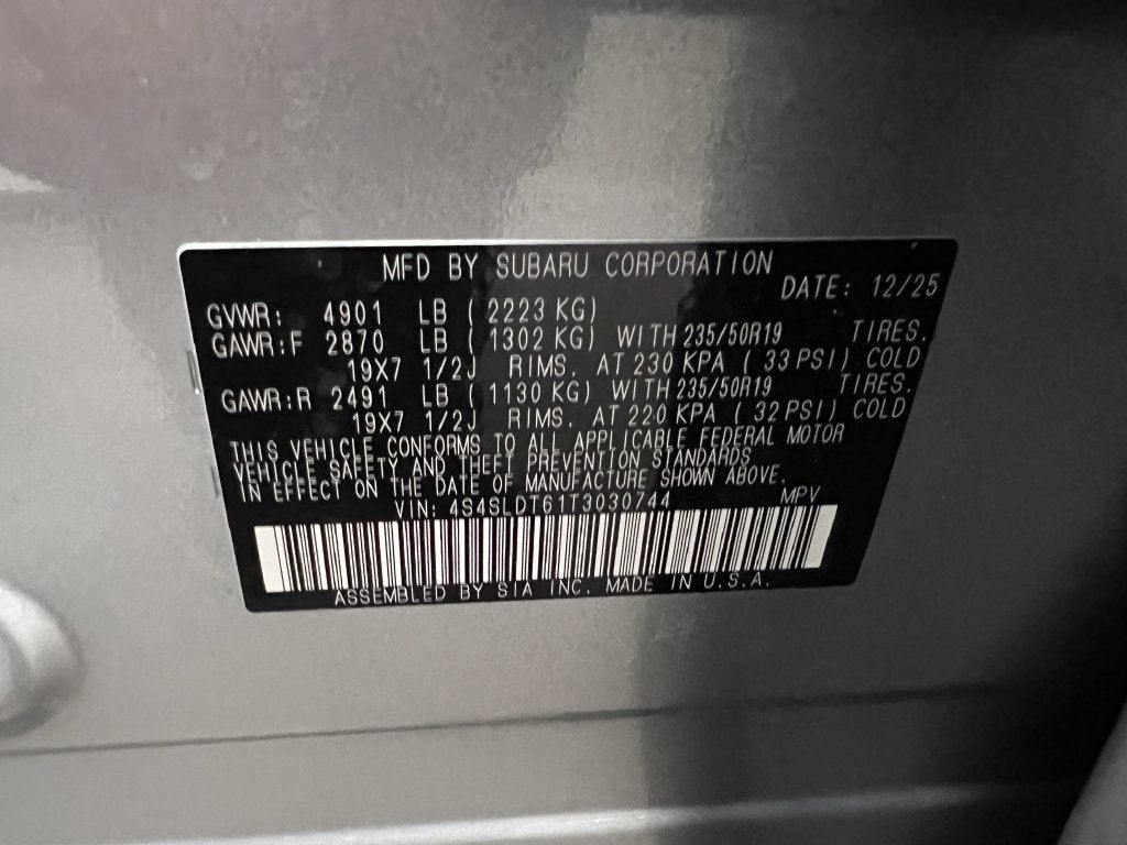 2026 Subaru Forester Touring