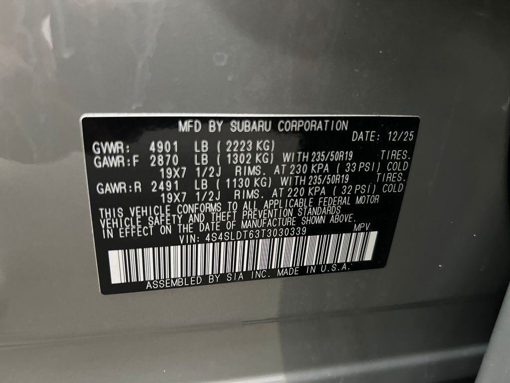 2026 Subaru Forester Touring