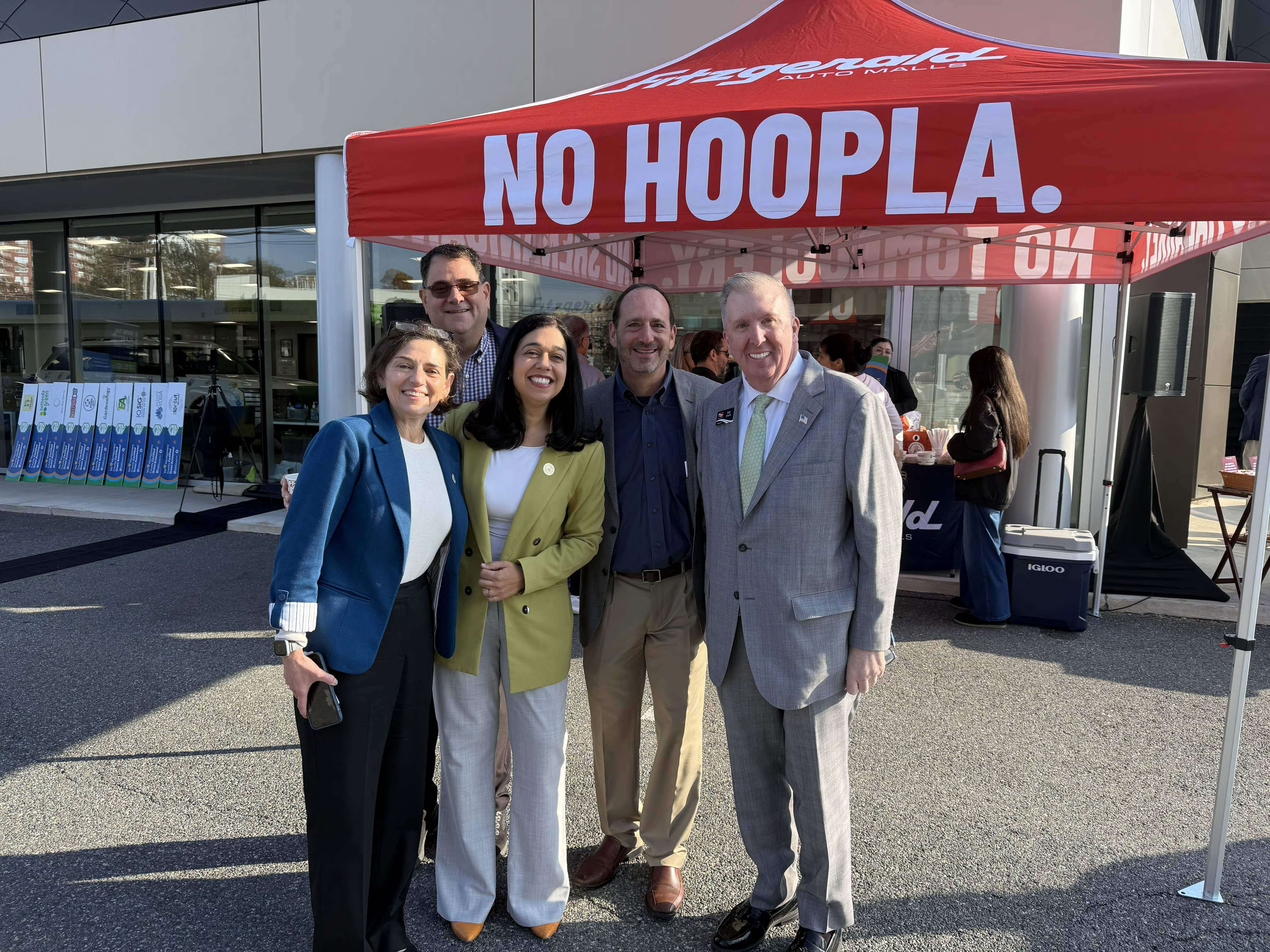 Fitzgerald Auto Malls Hosts Launch of Ride On Bus Campaign Honoring Montgomery County's Green Certified Businesses